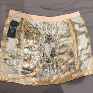 Guess sequin skirt